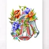 Codex Anatomicus Various Organs^Vocal cords - Floral - White